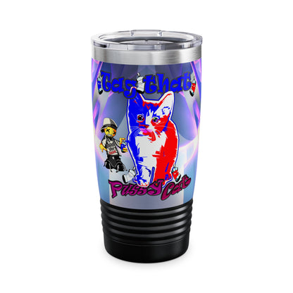 tag that - Ringneck Tumbler, 20oz (grey-pink wave)