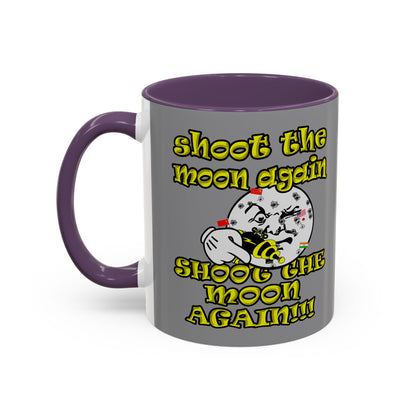 shoot the moon again - Accent Mug (grey)
