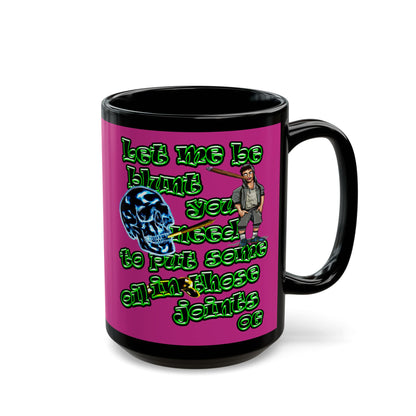 og - Black Mug (pink)