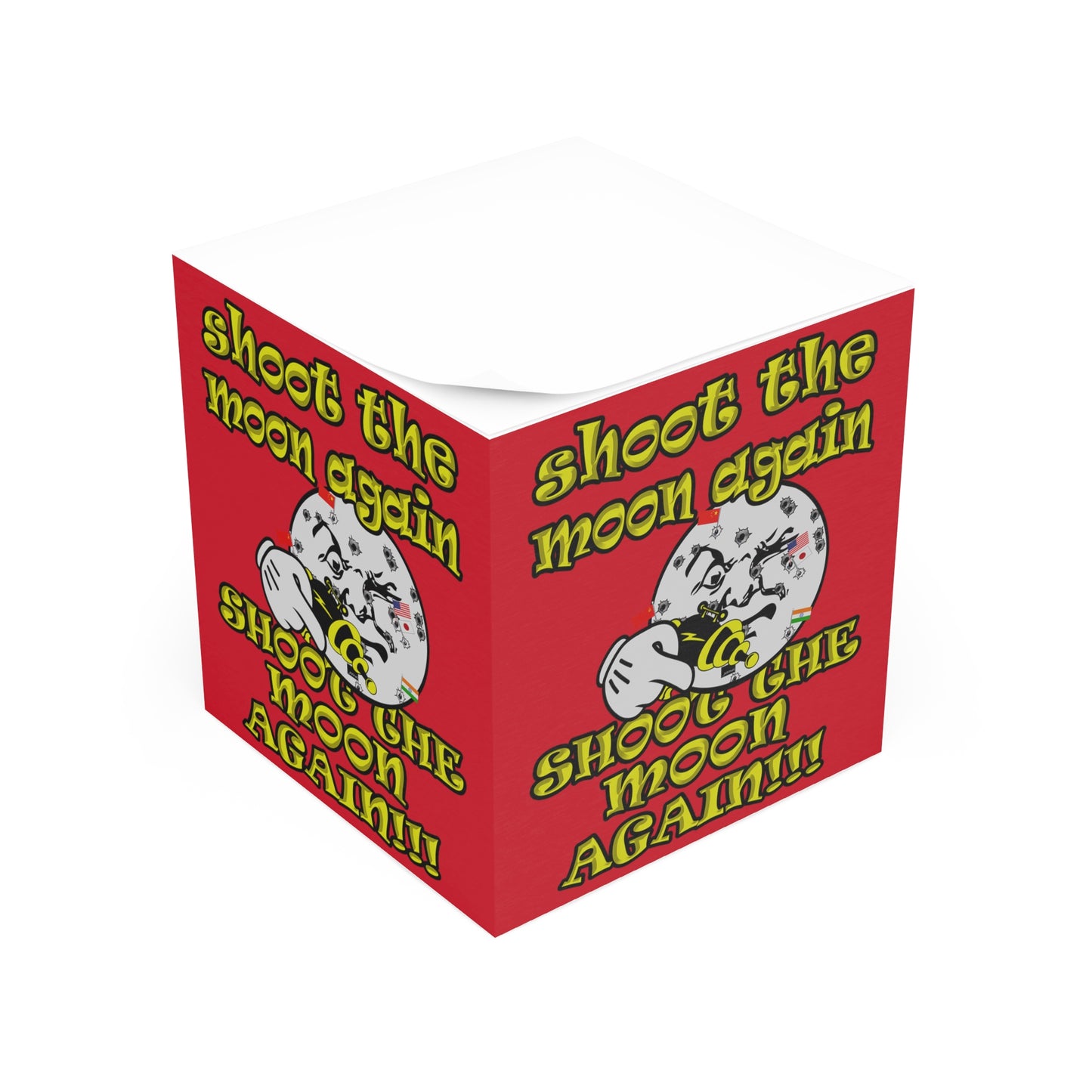 shoot the moon again - note cube (dark red)