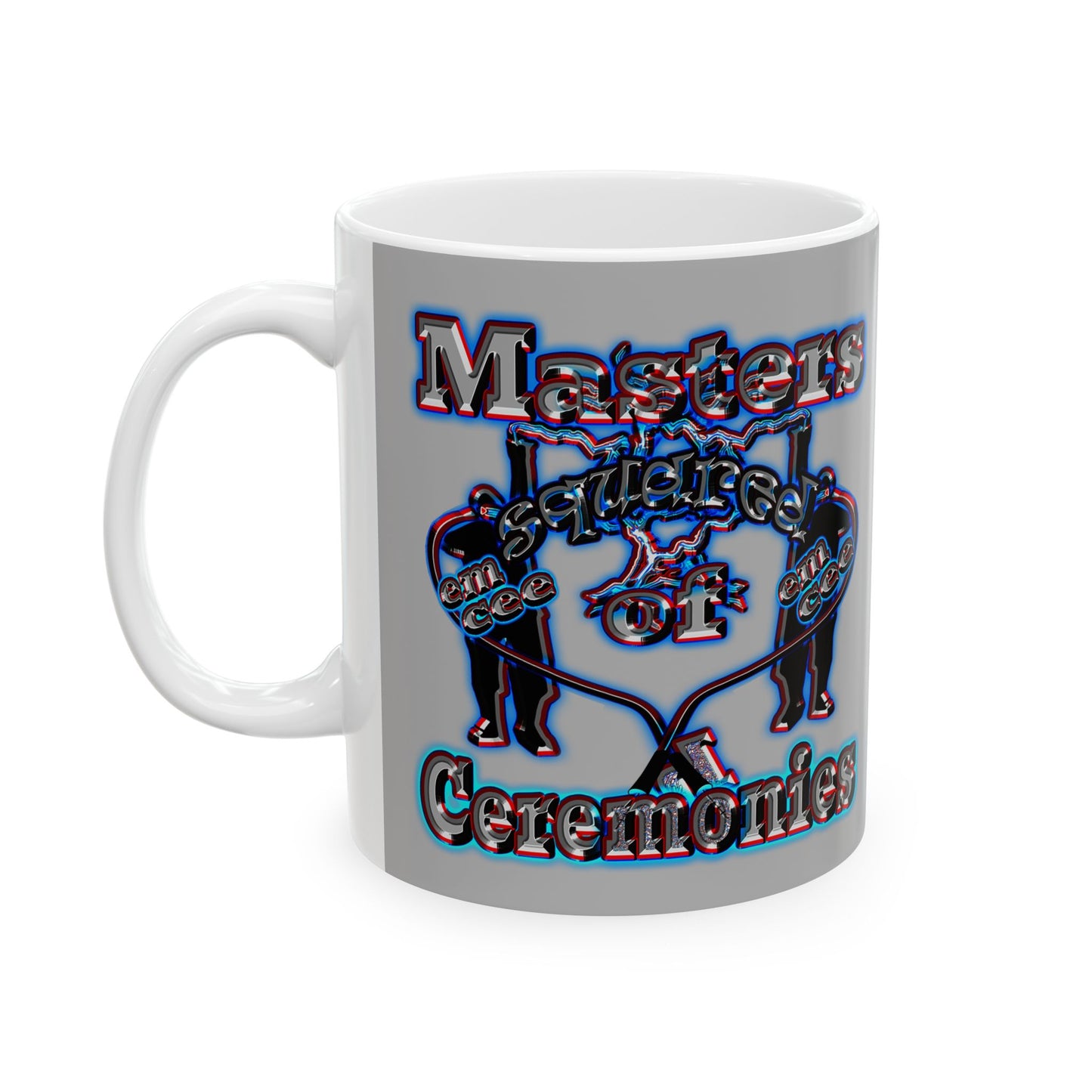 em cee squared - White Mug (light grey)
