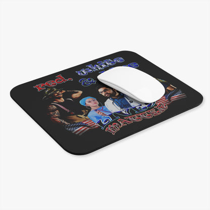 rw&b lives matter - Mouse Pad (Rectangle) (black)
