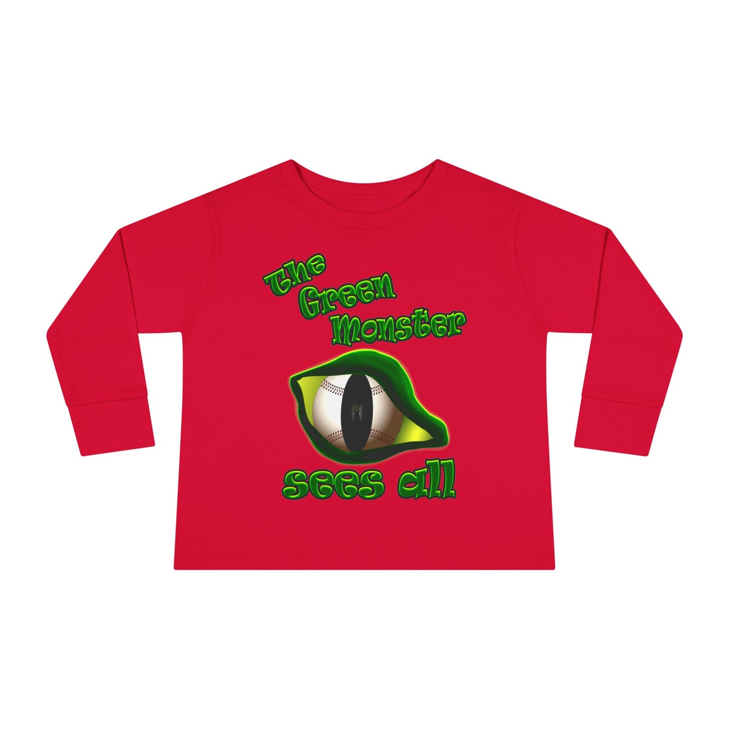 green monster - Toddler Long Sleeve Tee