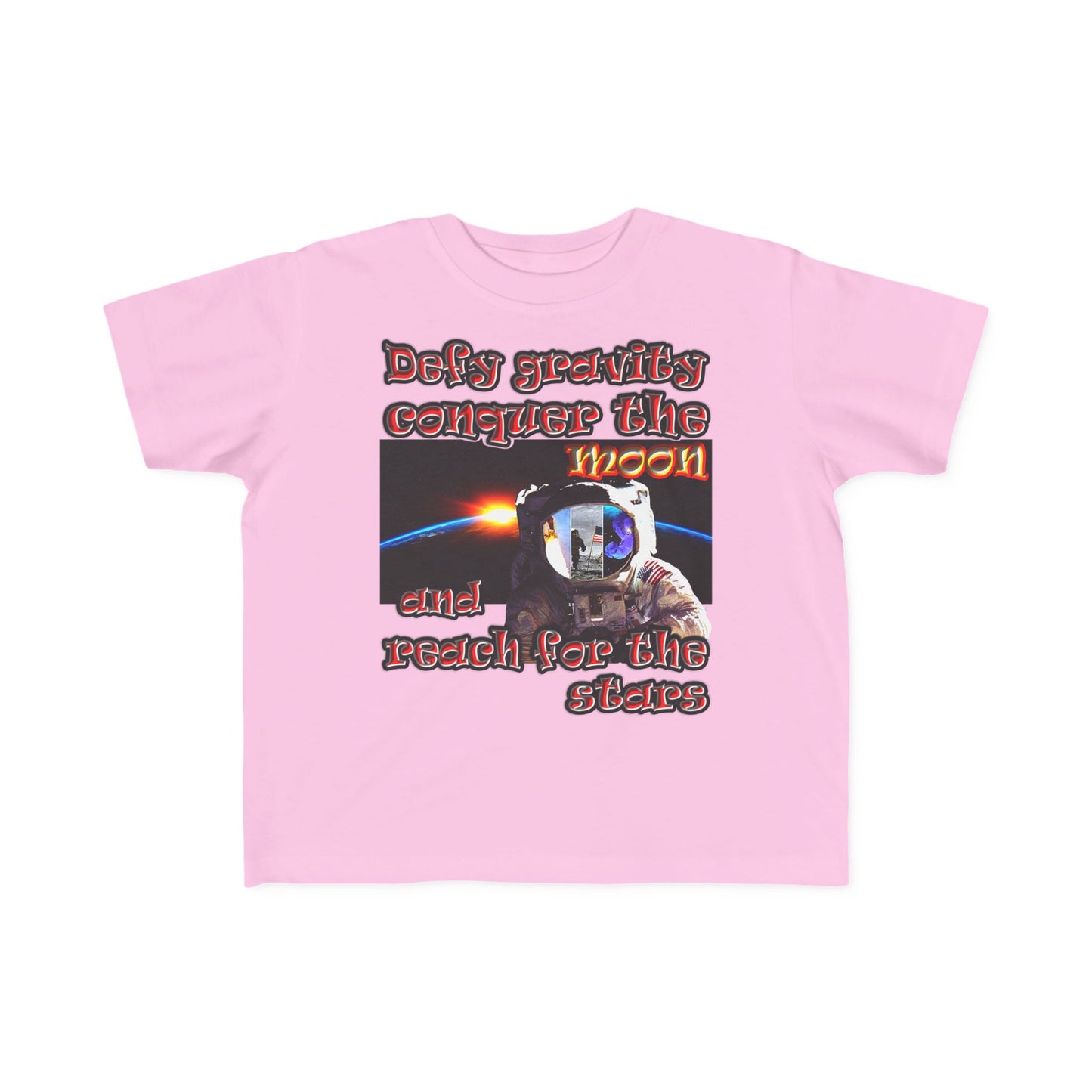 defy conquer reach - Toddler's Fine Jersey Tee