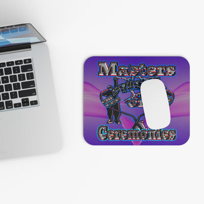 em cee squared - Mouse Pad (Rectangle) (purple-pink wave)