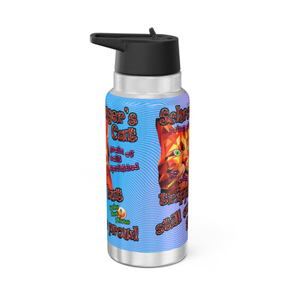 schrodinger's cat - Gator Tumbler, 32oz  (light blue-purple wave)