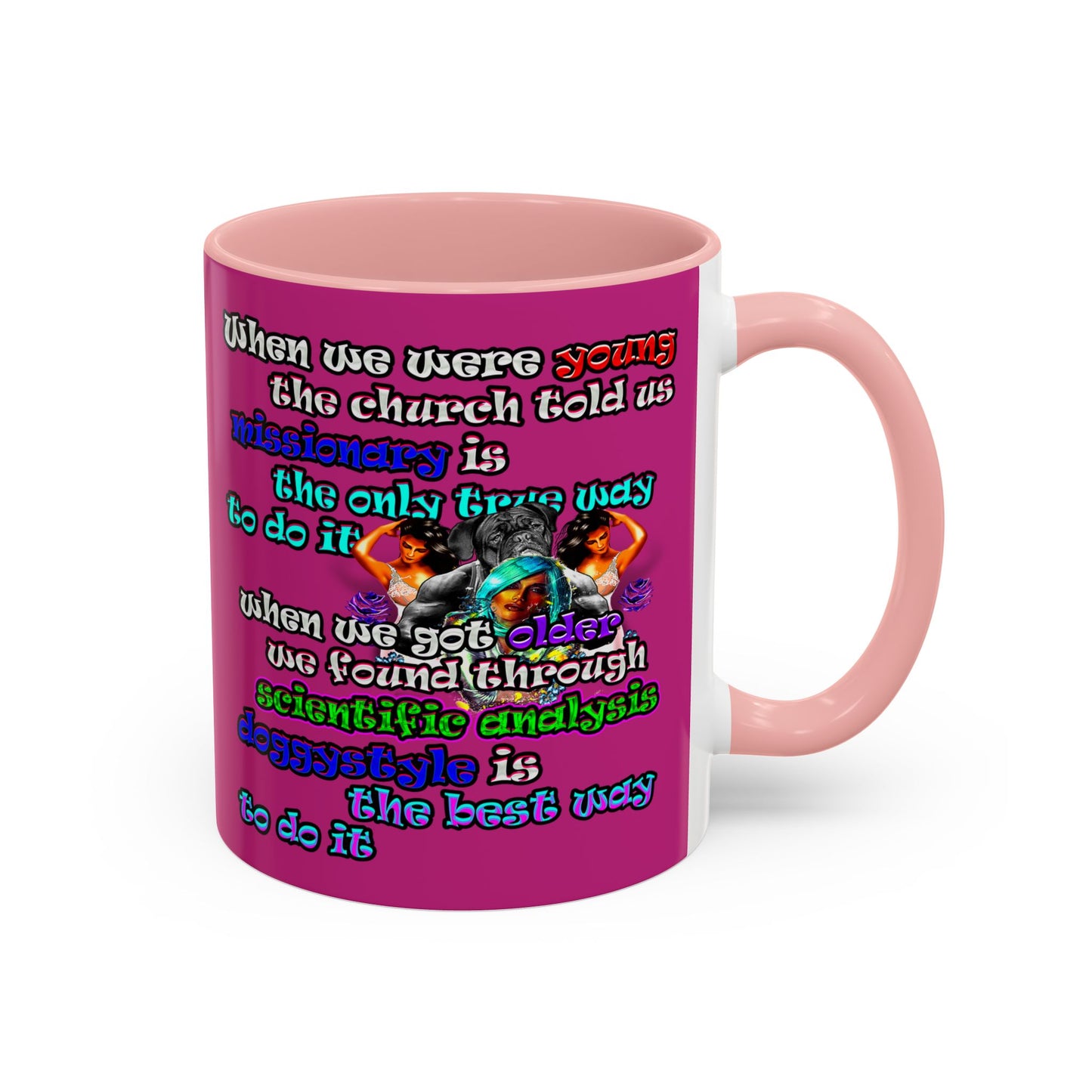 doggystyle - Accent Mug (pink)