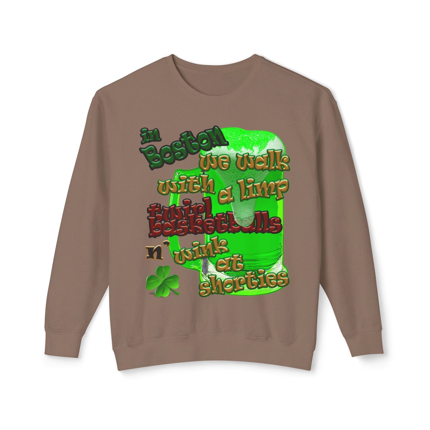 celtics logo - Unisex Lightweight Crewneck Sweatshirt