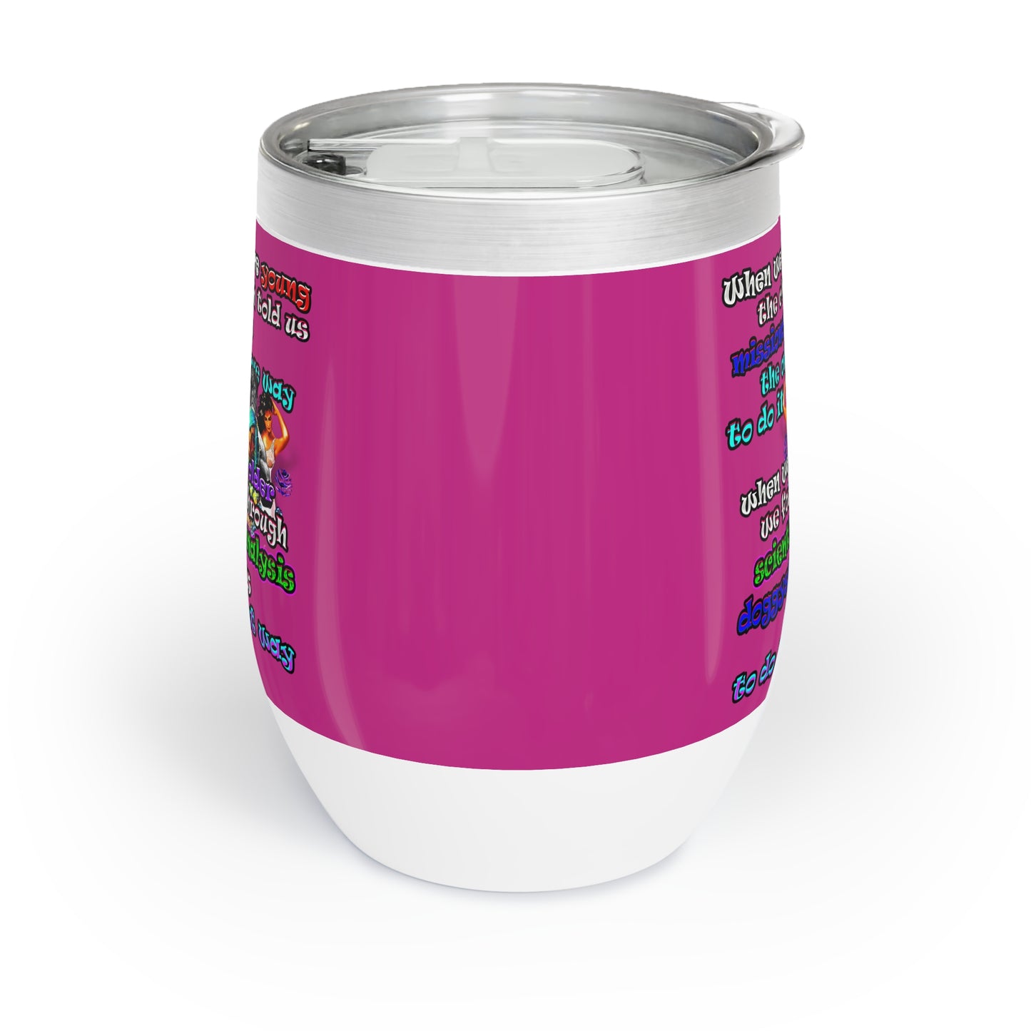 doggystyle - Chill Wine Tumbler (pink)