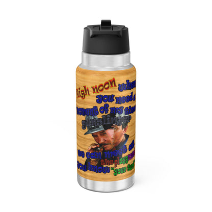 high noon - Gator Tumbler, 32oz  (butterscotch wood finish)