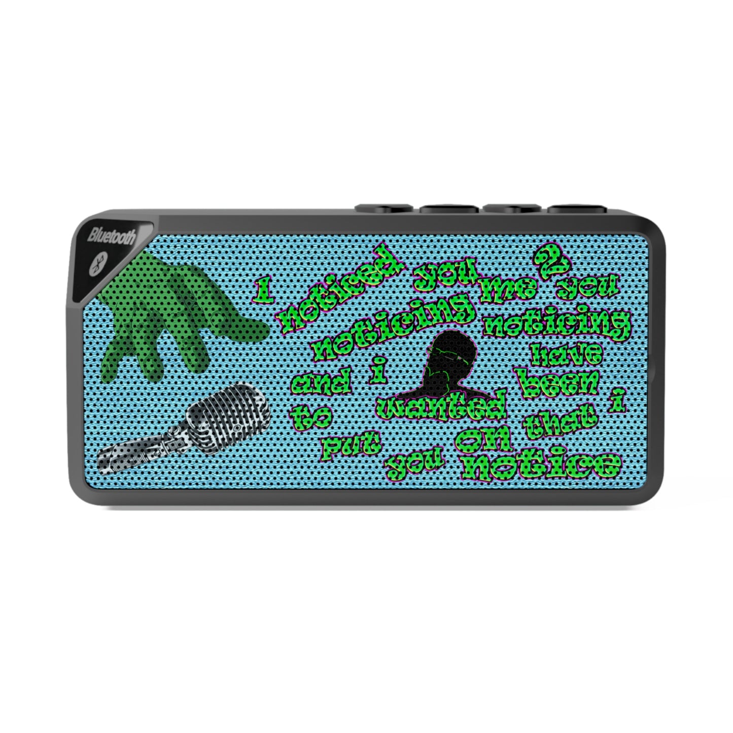 noticed you noticing - Jabba Bluetooth Speaker (faded blue)