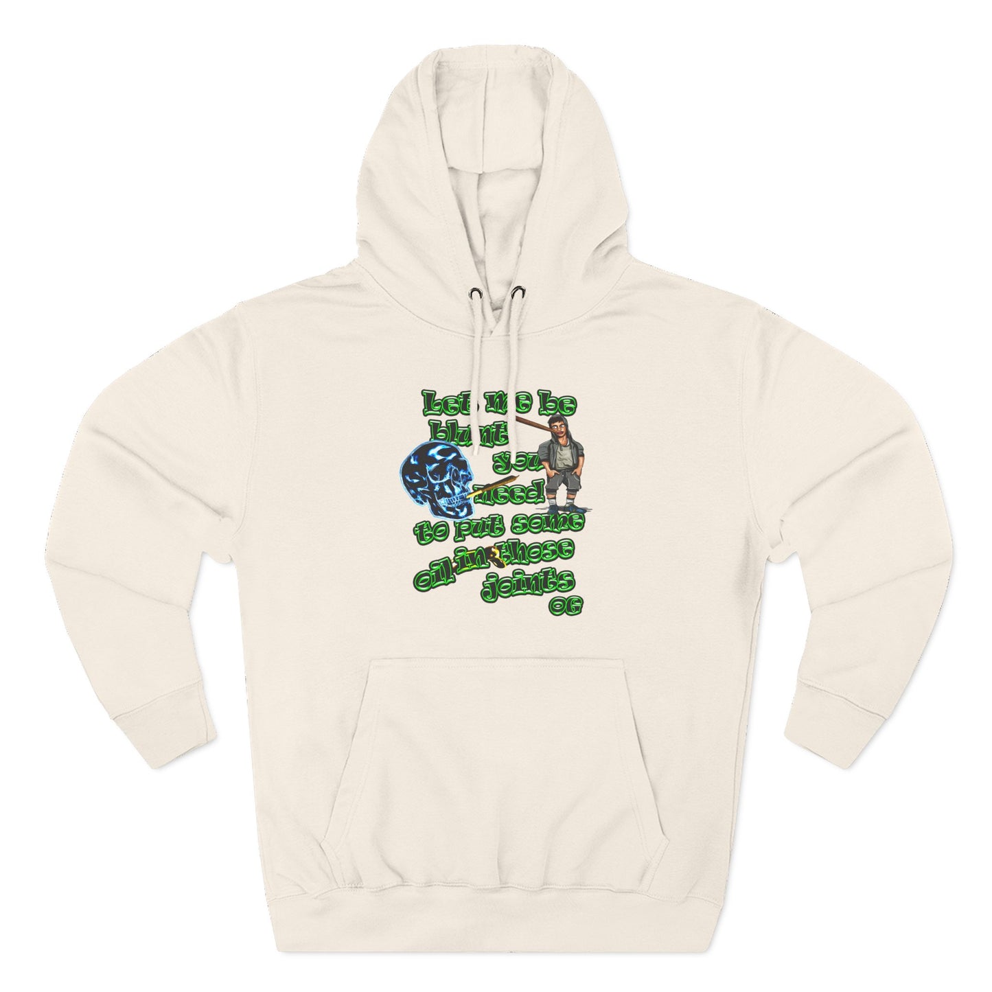 og - Three-Panel Fleece Hoodie