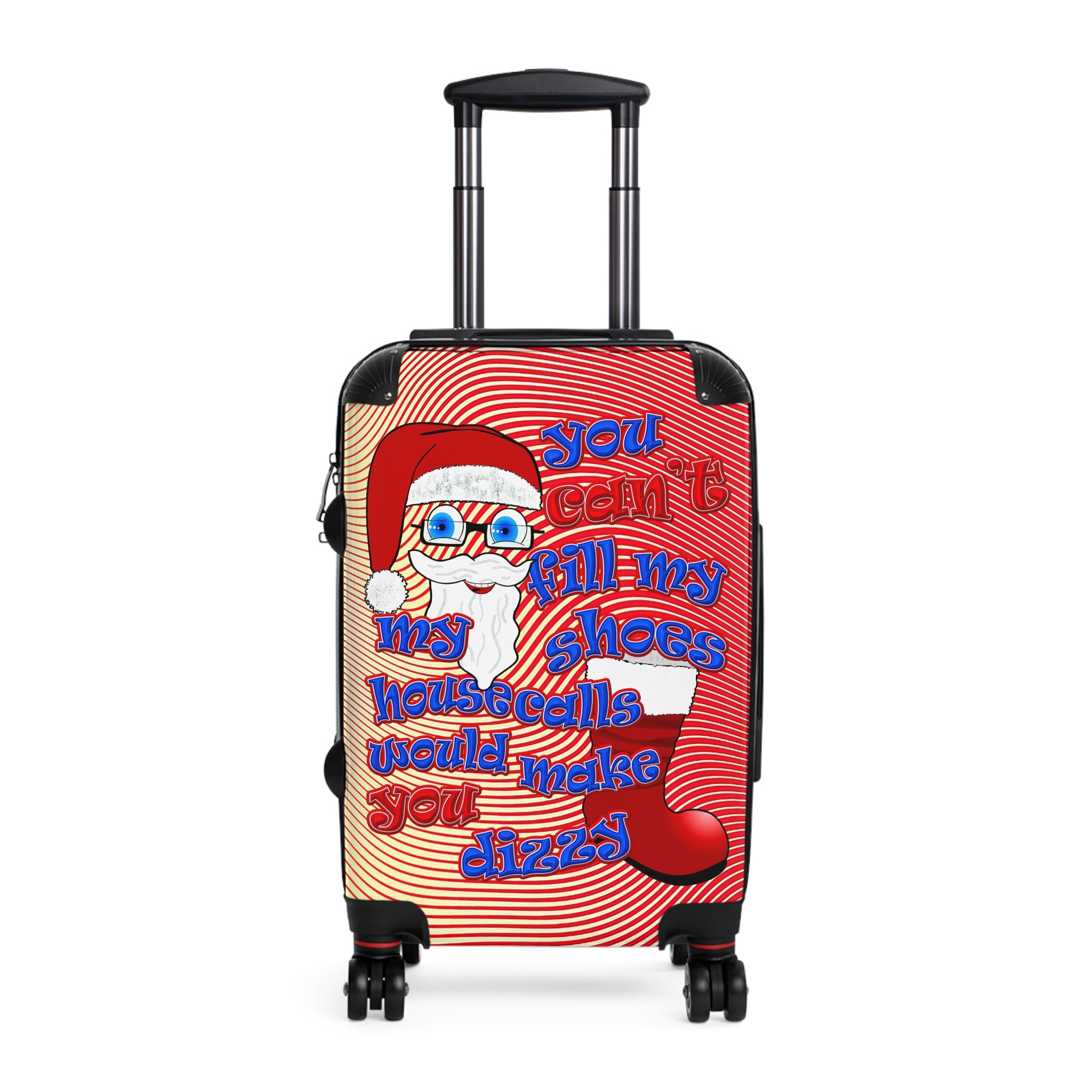 santa's shoes - Suitcase (yellow-orange wave)