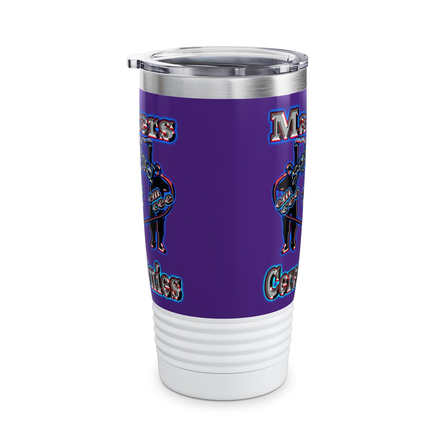 em cee squared - Ringneck Tumbler, 20oz (purple)