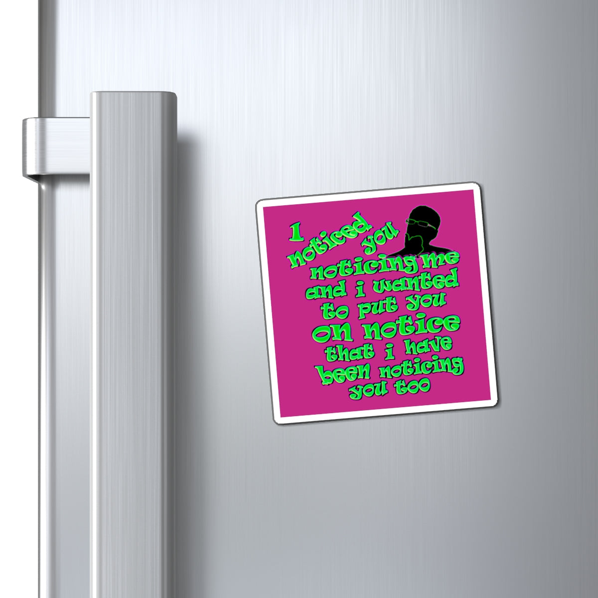 noticed you noticing - Magnets - (pink)
