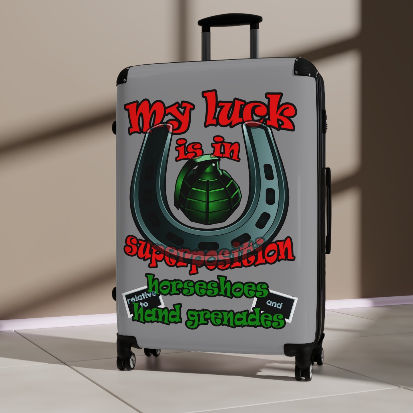 my luck - Suitcase (grey)