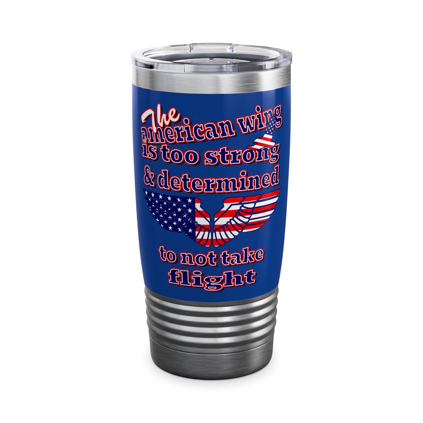 american wing - Ringneck Tumbler, 20oz (dark blue)