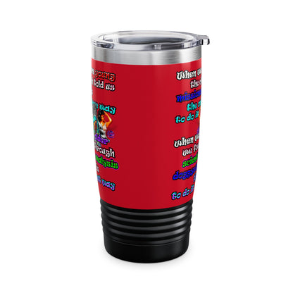 doggystyle - Ringneck Tumbler, 20oz (dark red)