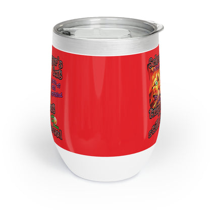 schrodinger's cat - Chill Wine Tumbler (red)