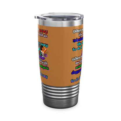 doggystyle - Ringneck Tumbler, 20oz (light brown)