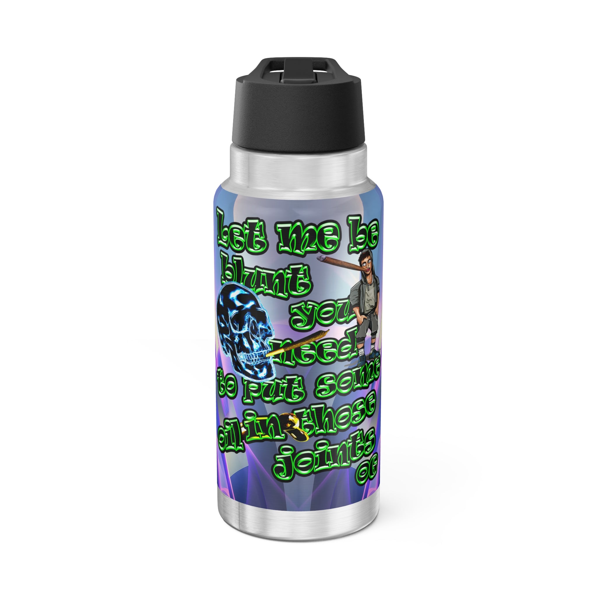 og - Gator Tumbler, 32oz  (grey-pink wave)