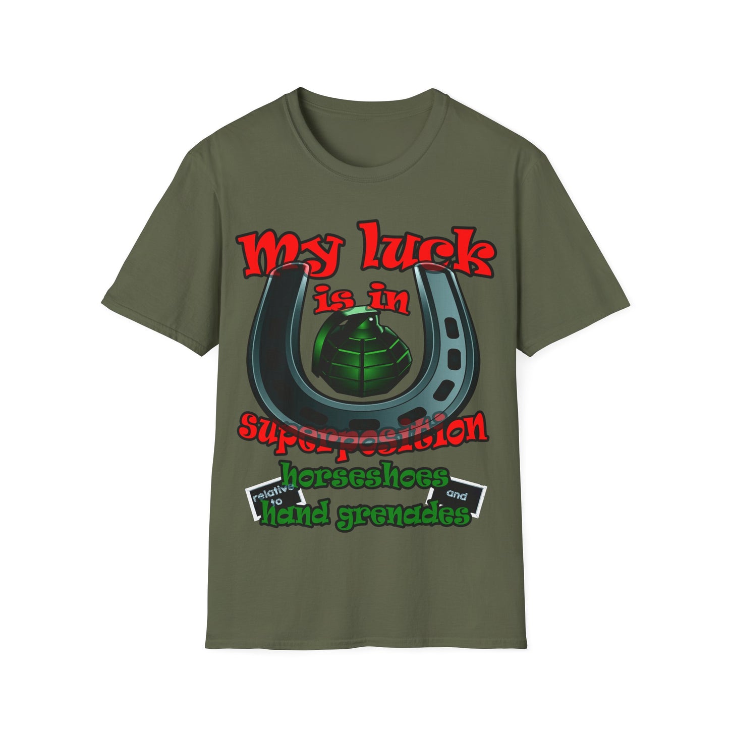 my luck - Unisex Softstyle T-Shirt