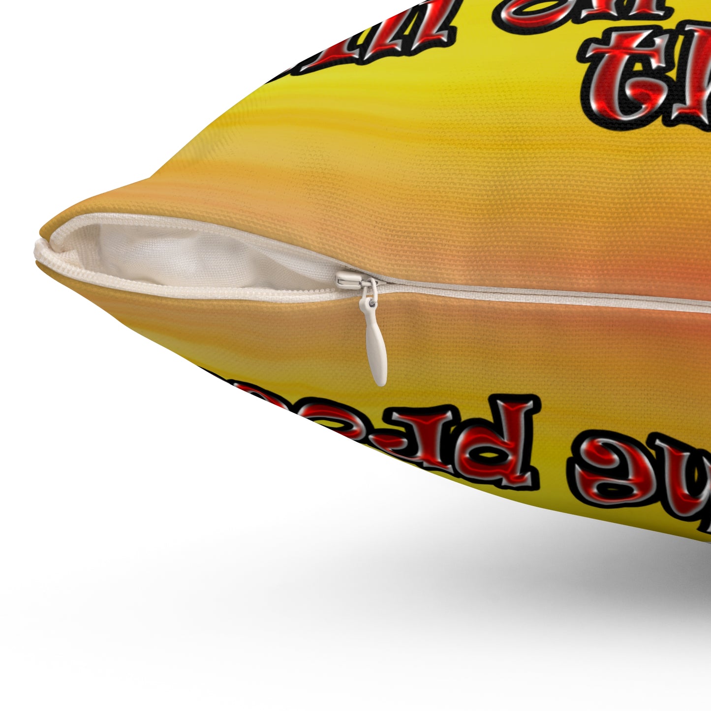 schrodinger's cat - Spun Polyester Square Pillow - (color blur)