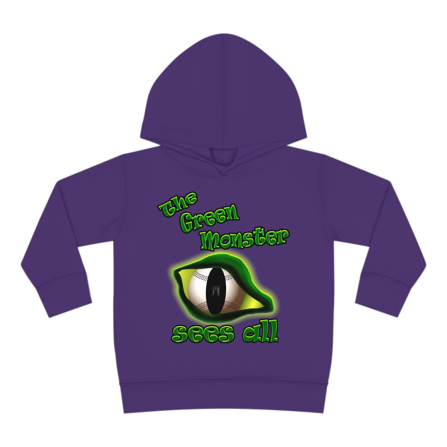 green monster - Toddler Pullover Fleece Hoodie