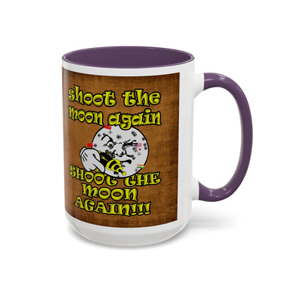 shoot the moon again - Accent Mug (brown papyrus)
