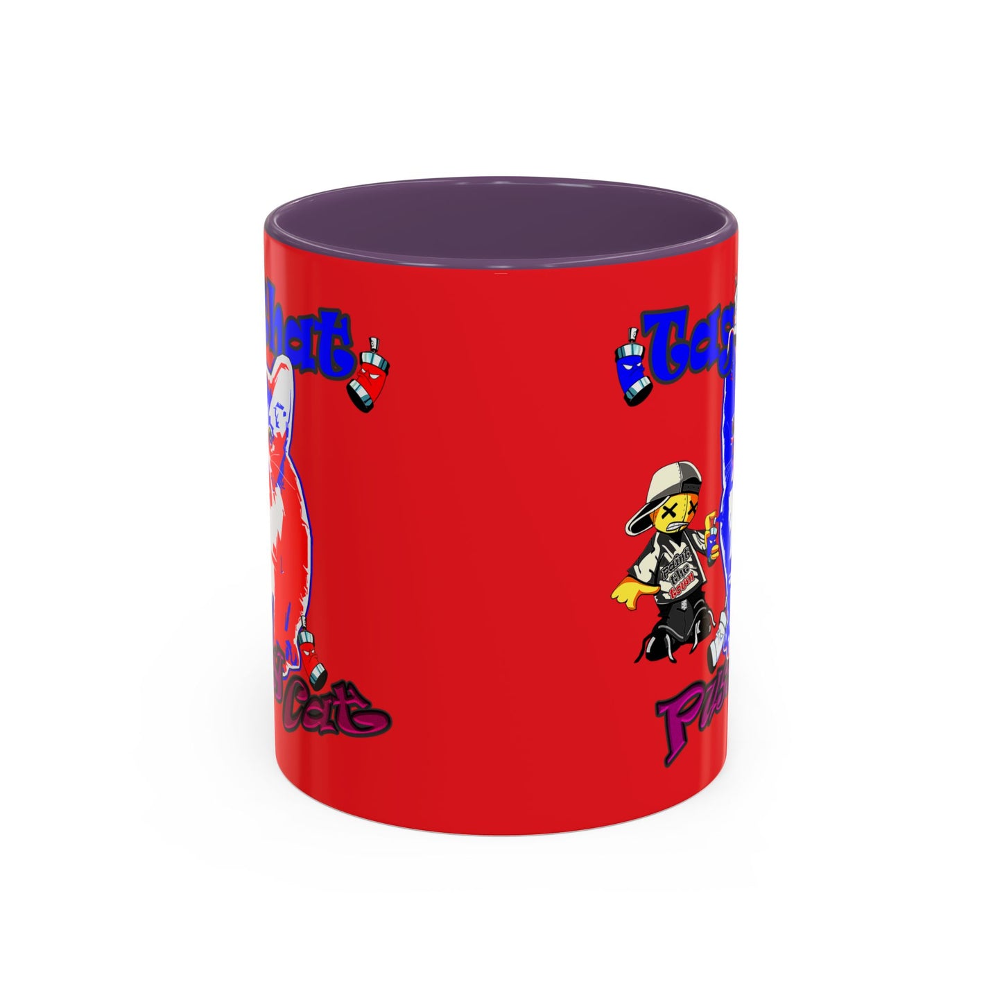 tag that - Accent Mug (red)