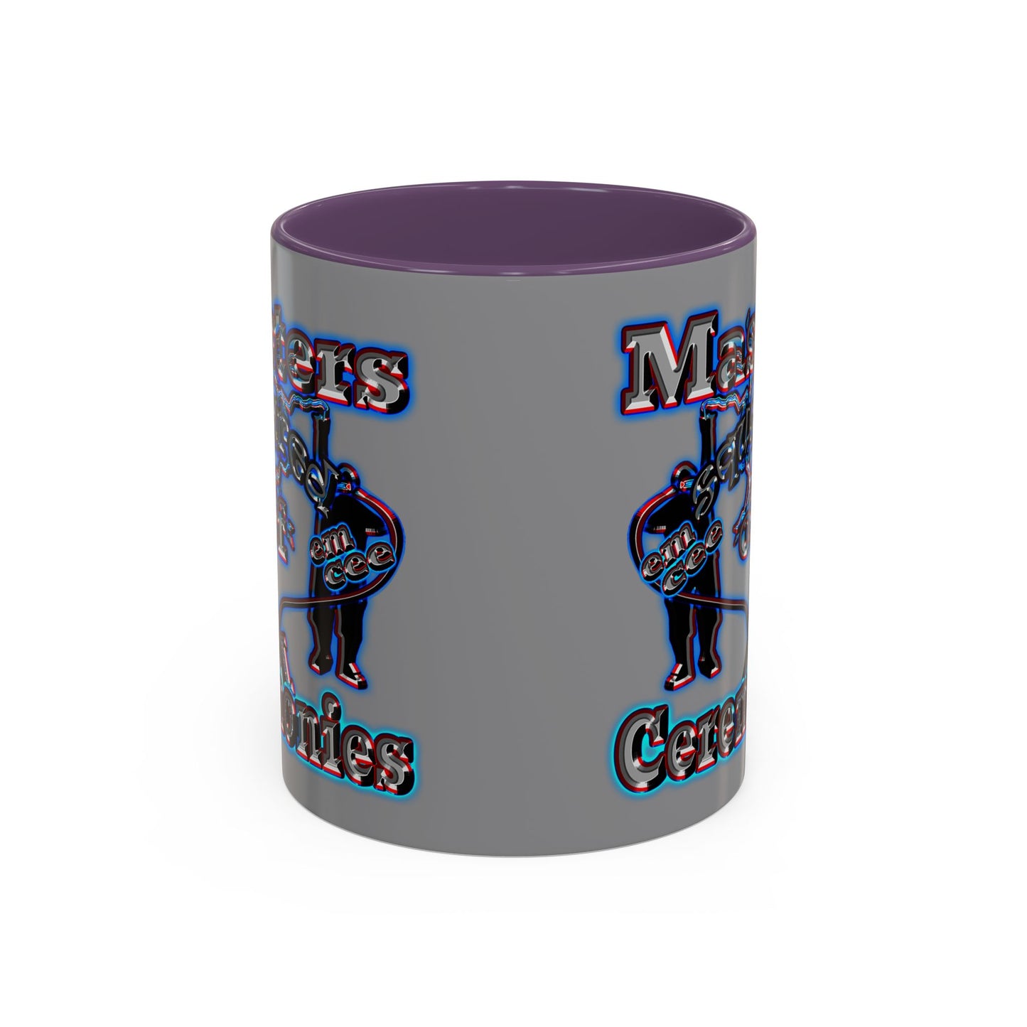 em cee squared - Accent Mug (grey)