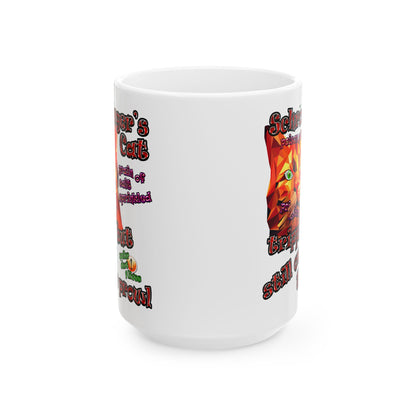 schrodinger's cat - White Mug (white)