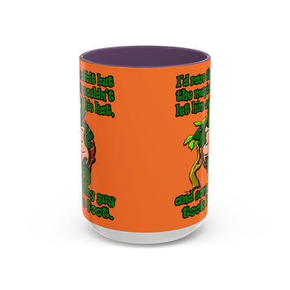 turtle race - Accent Mug (crusta)