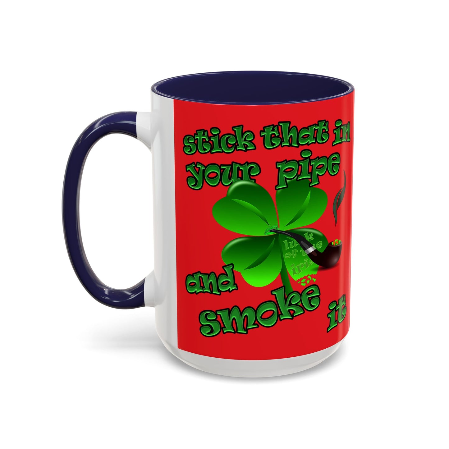 celtics logo - Accent Mug (red)