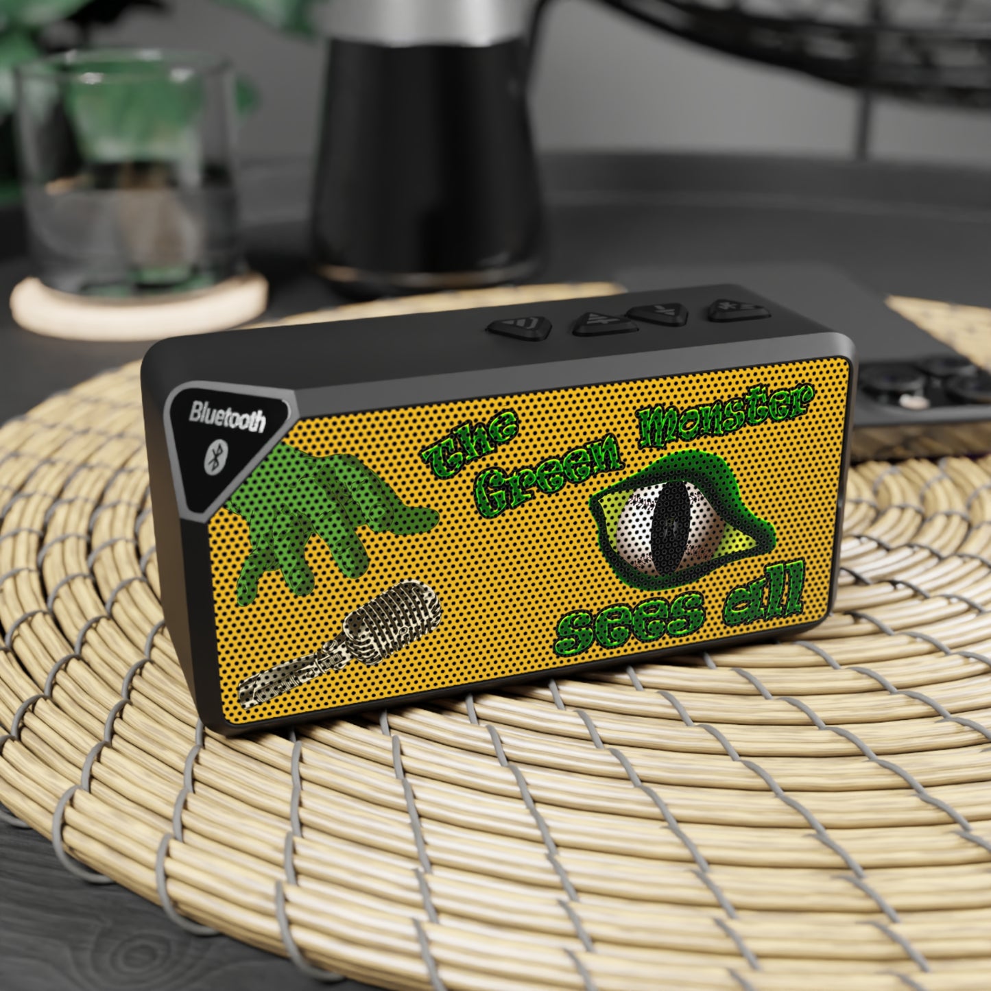 green monster - Jabba Bluetooth Speaker (yellow)