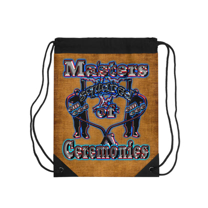 em cee squared - Drawstring Bag (dichromatic brown papyrus)