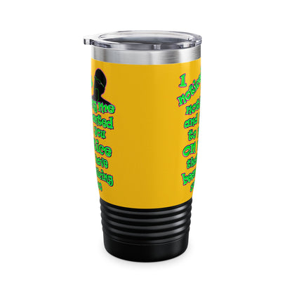 noticed you noticing - Ringneck Tumbler, 20oz (yellow)