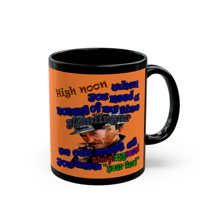 high noon - Black Mug (crusta)