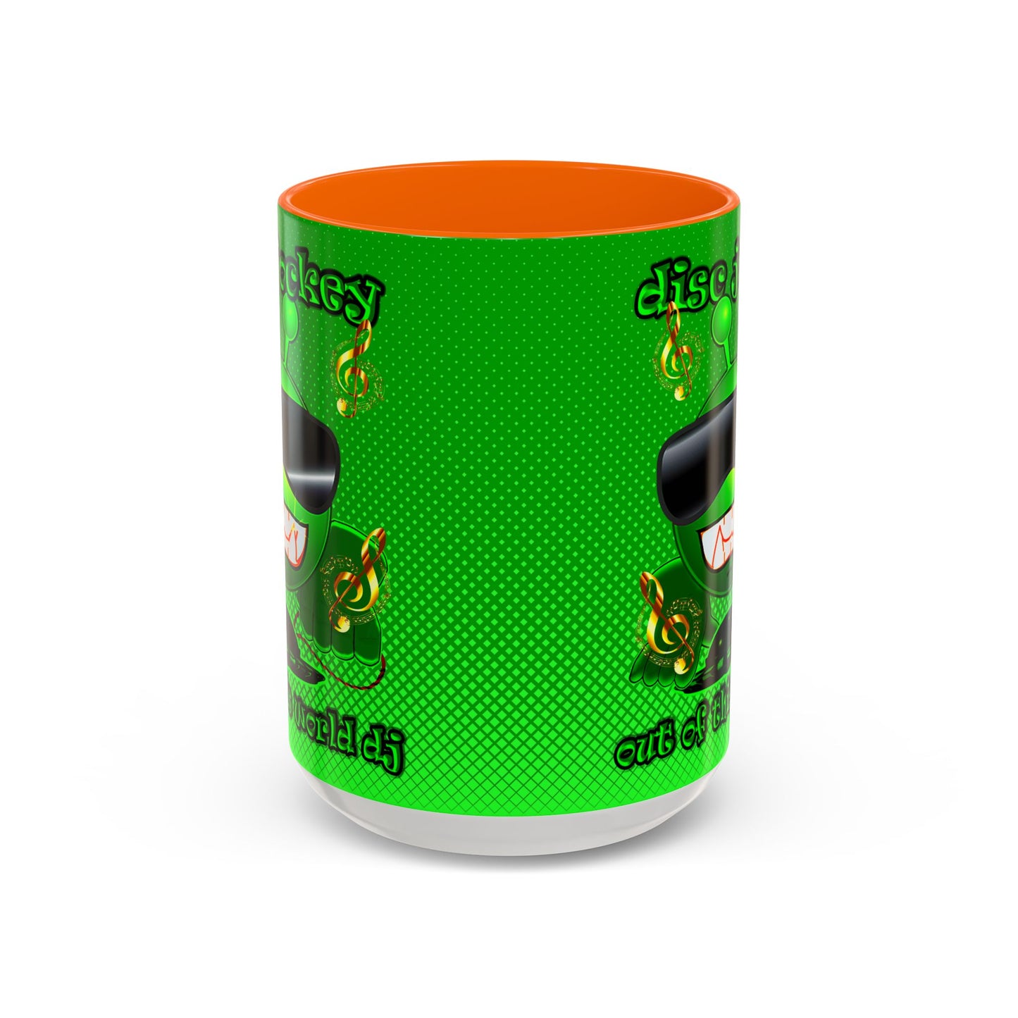 disc jockey - Accent Mug (logo green)