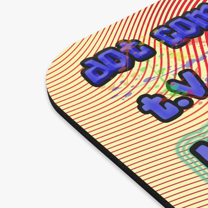drop the beat - Mouse Pad (Rectangle) (yellow-orange wave)