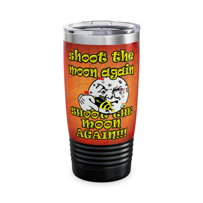 shoot the moon again - Ringneck Tumbler, 20oz (burnt orange)