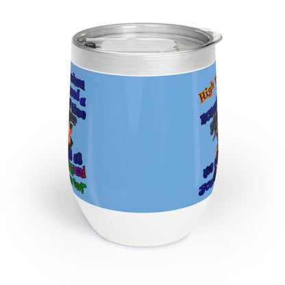 high noon - Chill Wine Tumbler (light blue)