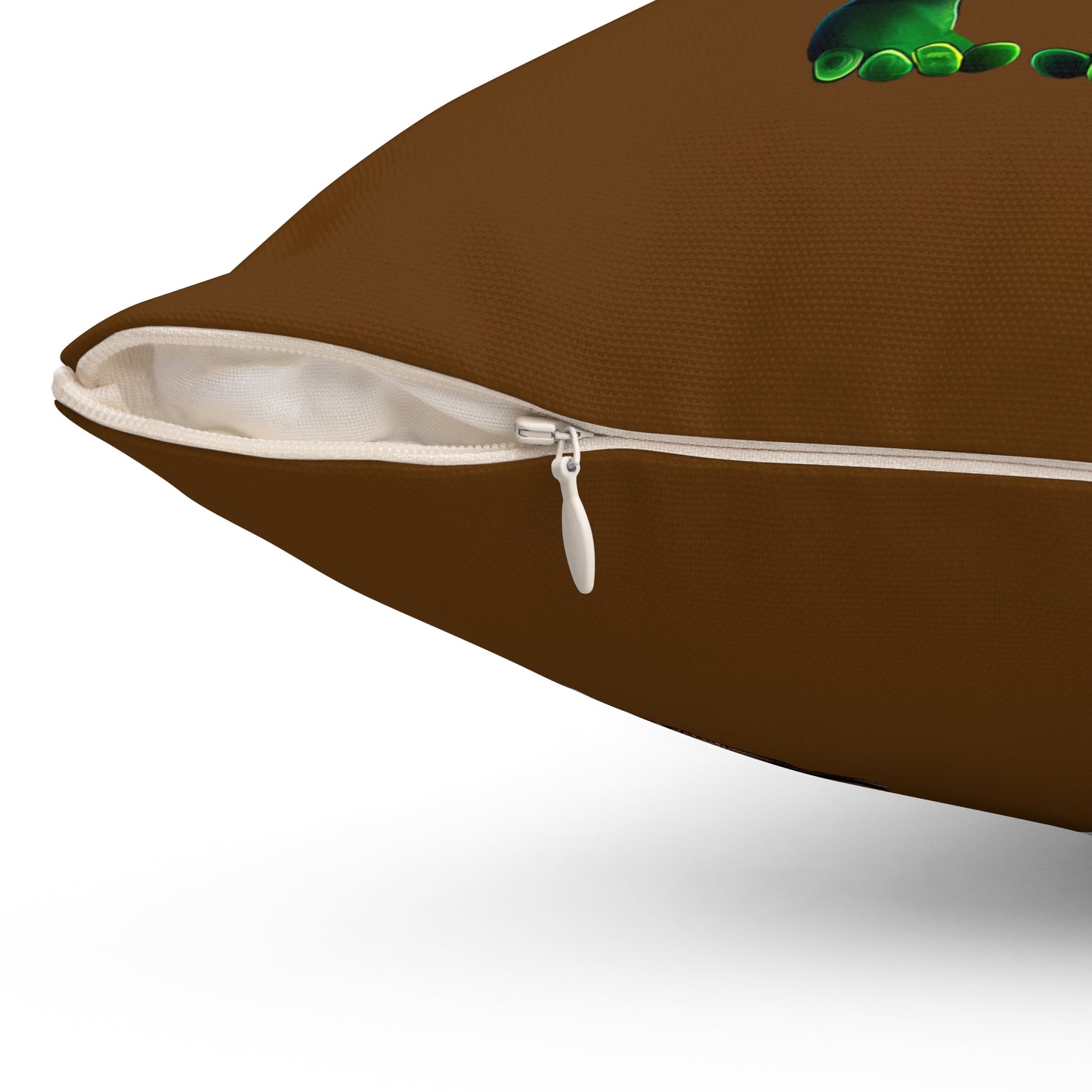 I don't care that your grey - Spun Polyester Square Pillow - (brown)