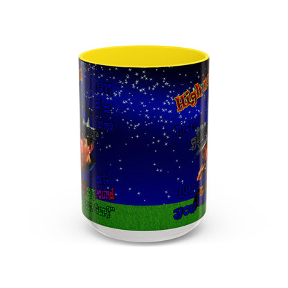 high noon - Accent Mug ('snoops' background)