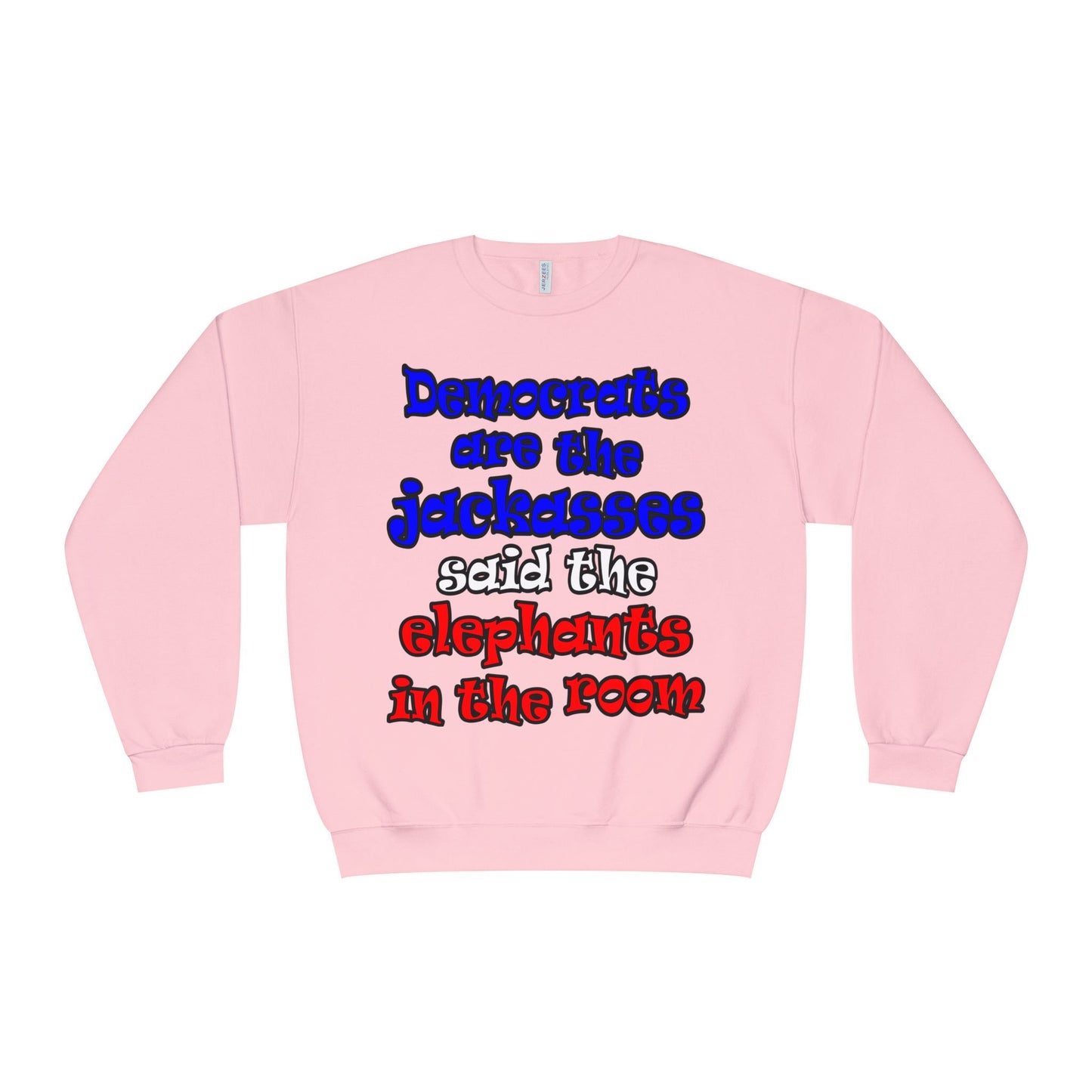 donkeys and elephants - Unisex NuBlend® Crewneck Sweatshirt