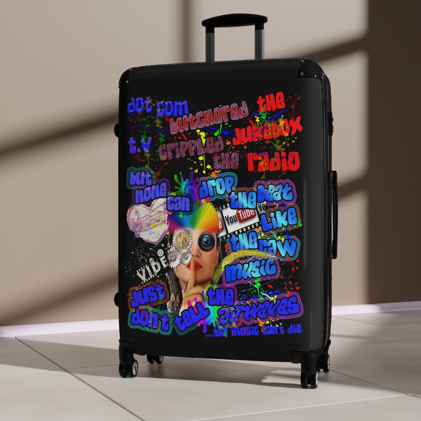 drop the beat - Suitcase (black)