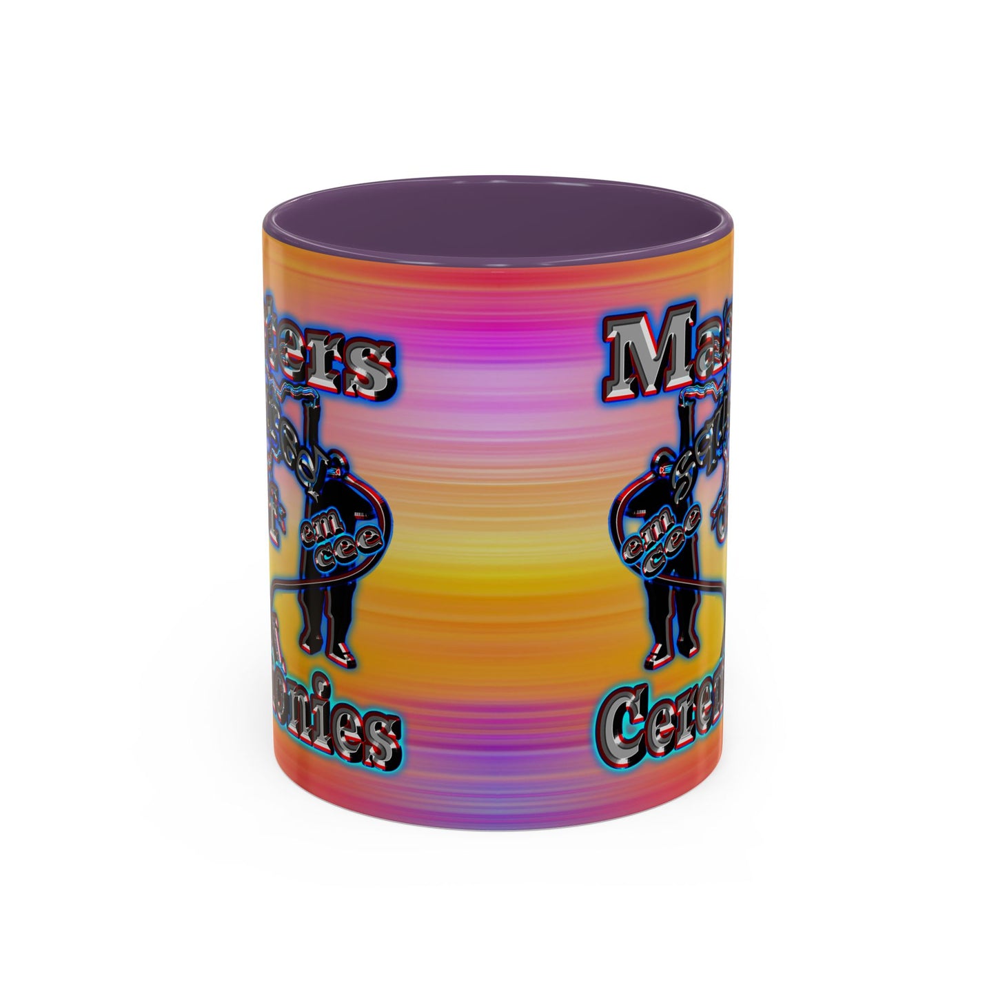 em cee squared - Accent Mug (color blur)