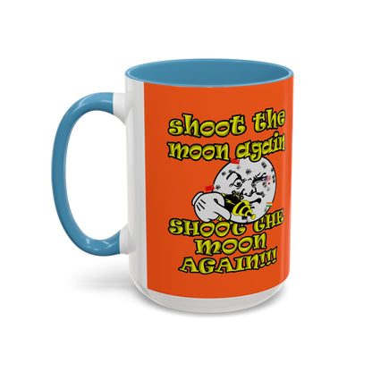 shoot the moon again - Accent Mug (orange)