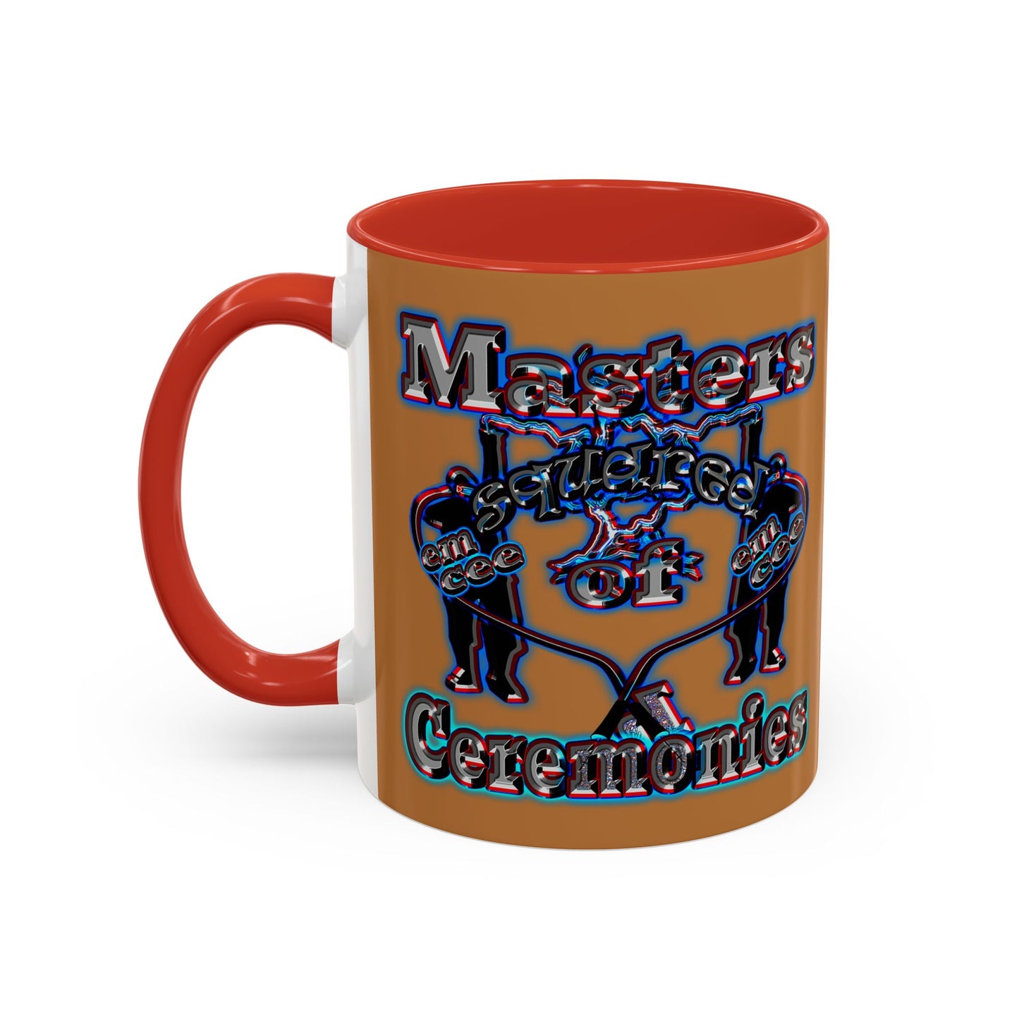 em cee squared - Accent Mug (light brown)