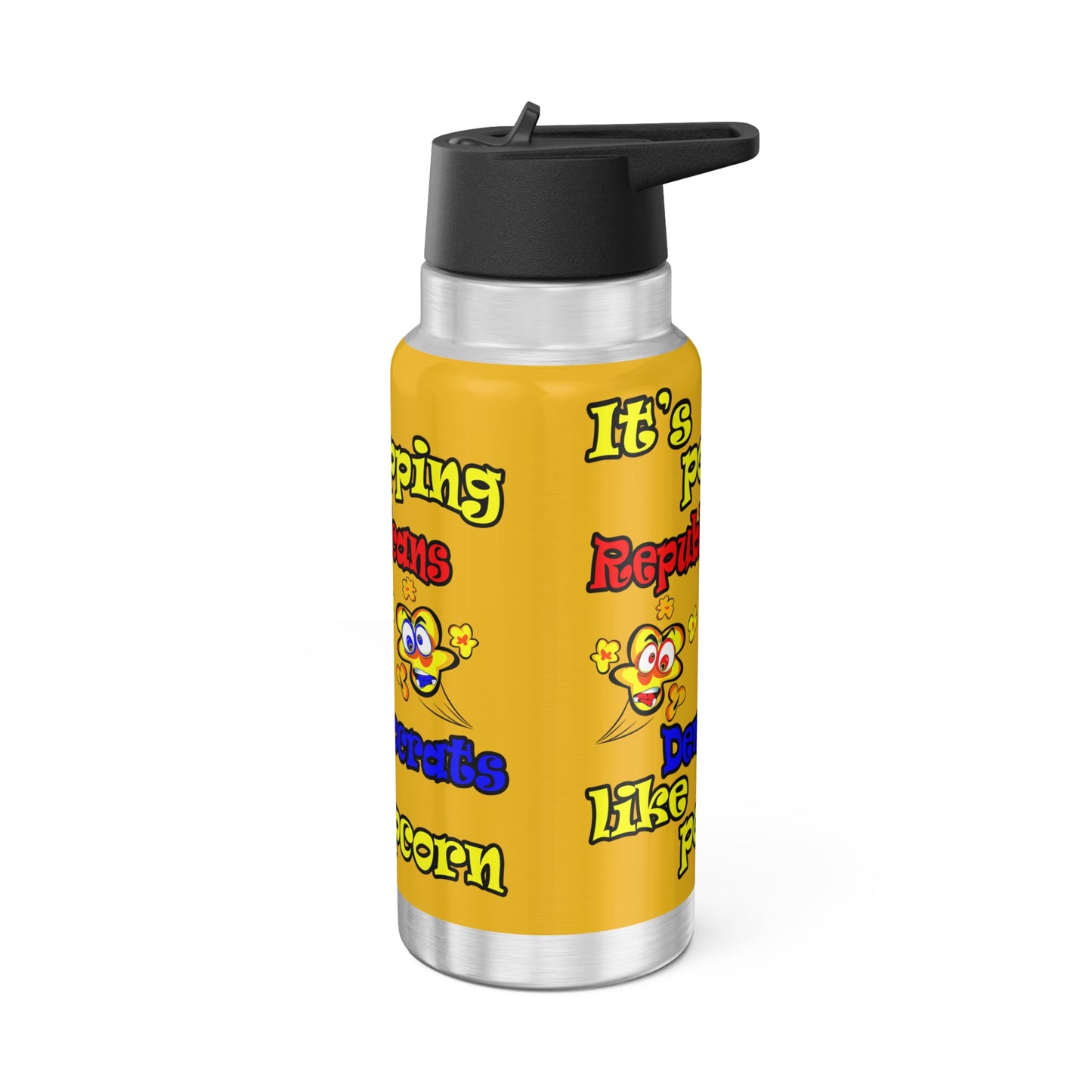 popping like popcorn - Gator Tumbler, 32oz (yellow)
